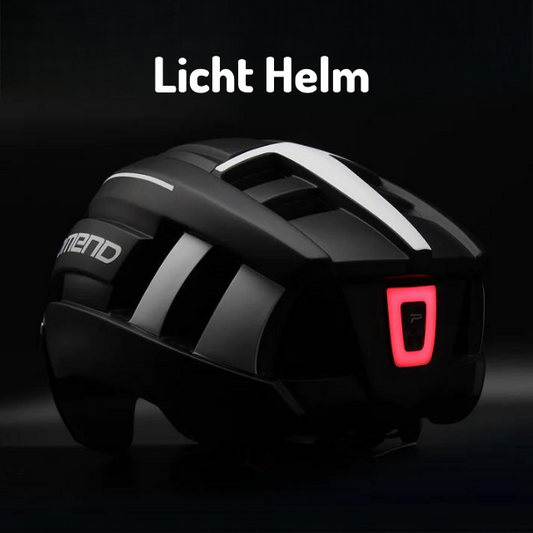 Helm mit Rücklicht und Visor